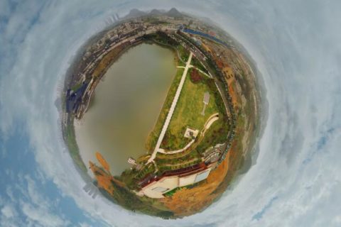 贵阳阅山湖公园3D全景图